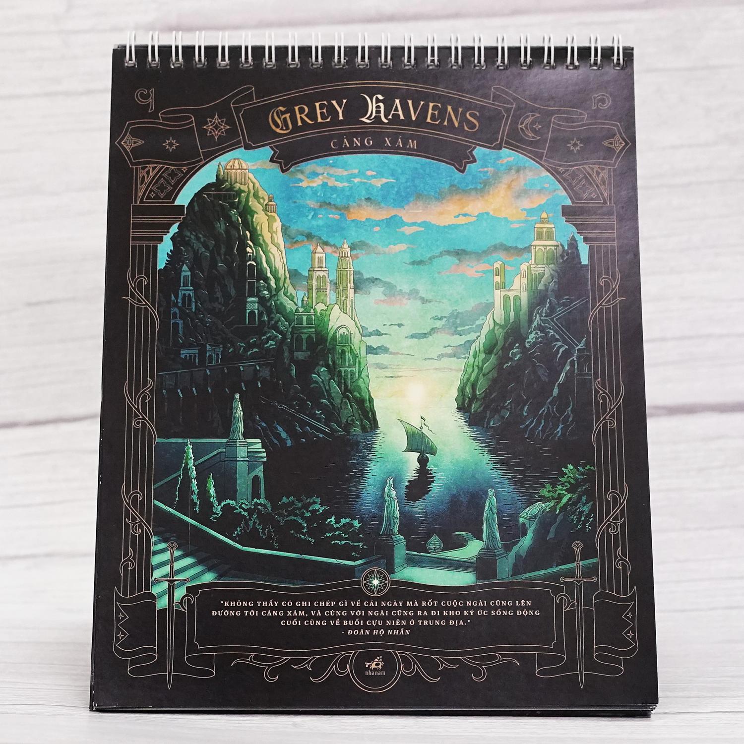 Lịch Để Bàn 2026 - Vùng Đất Kỳ Ảo - Hành Trình Qua Trung Địa