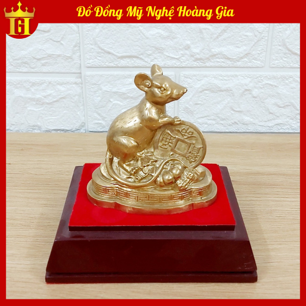 Tượng Chuột Phong Thủy Bằng Đồng