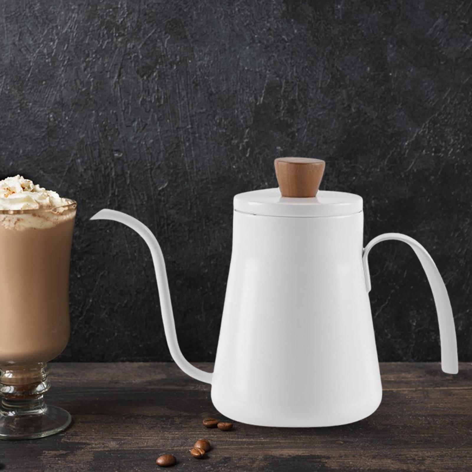 Gooseneck Coffee Kettle Coffee Teapot 400ml for Kitchen, Home, Cafe,