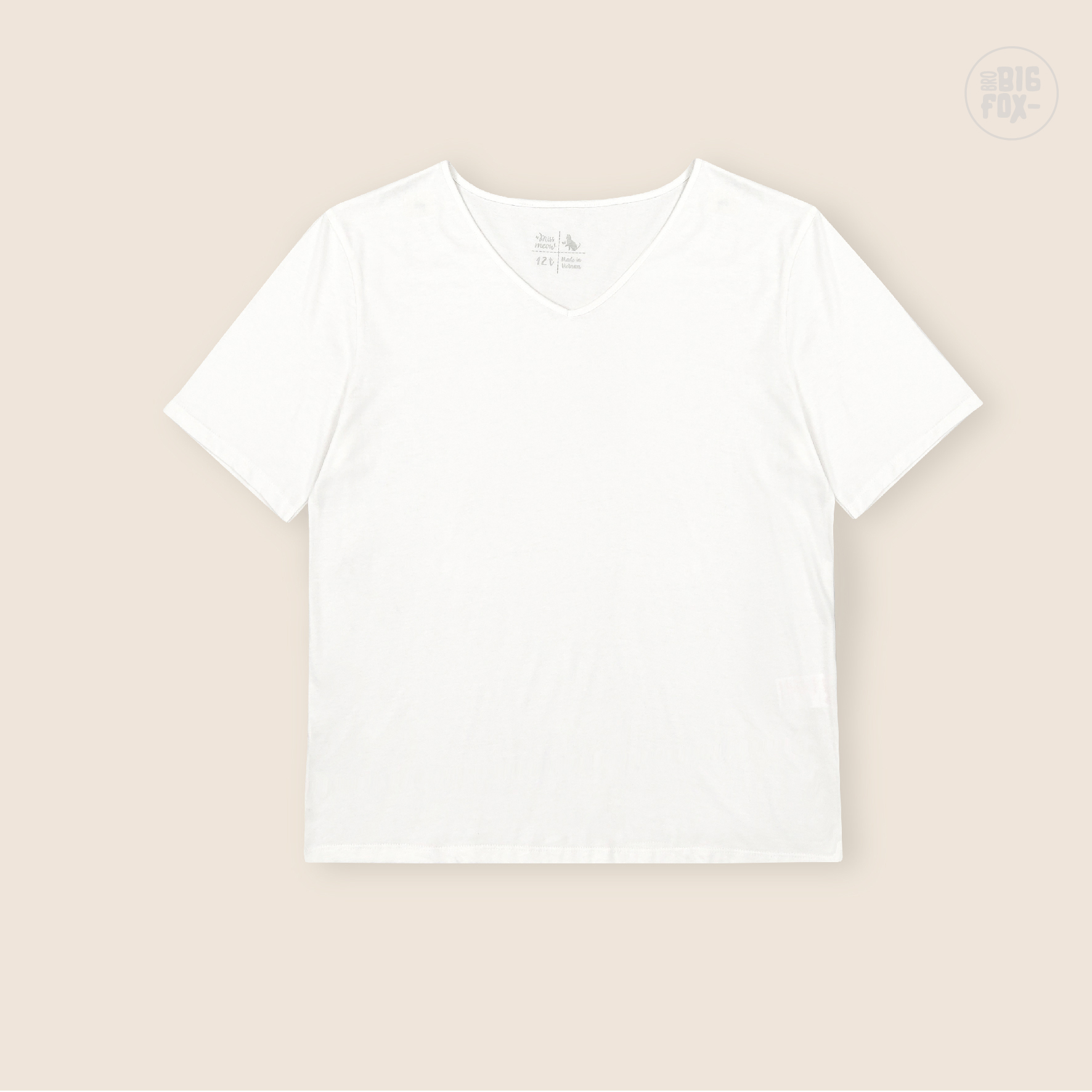 Áo Mùa Hè Cho Bé Gái MissMeow,Size Đại ,Áo Cotton Thun Cổ Tim Cộc Tay Dáng Rộng 12-15