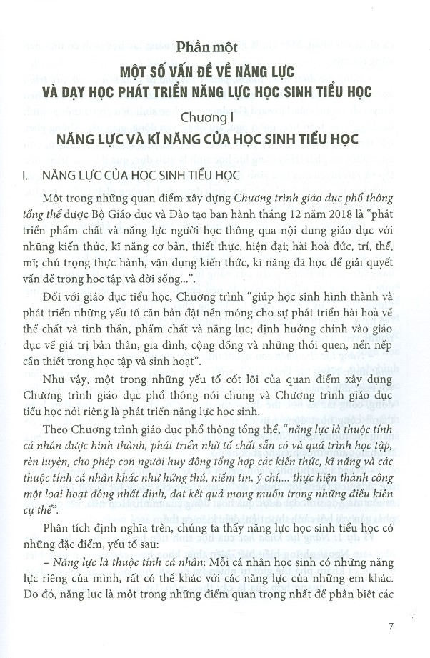 Thiết Kế Bài Học Phát Triển Năng Lực Học Sinh Tiểu Học