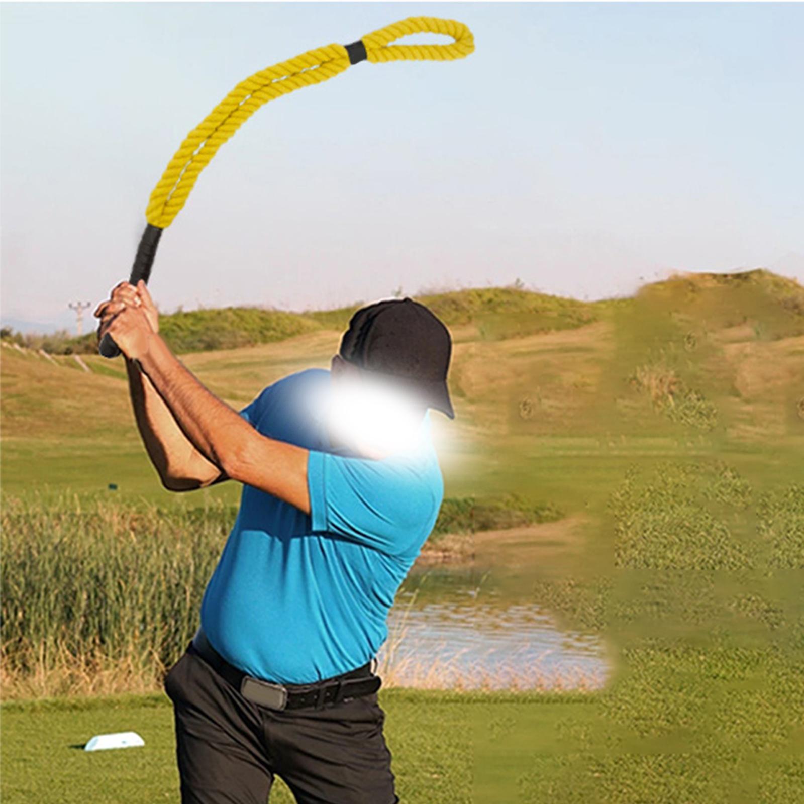 2x Lightweight Training Aid Swing Arm Band Tempo Flexibility Guide Correct Posture Golf Swing Trainer Aid for Exercise Chipping Golf Club