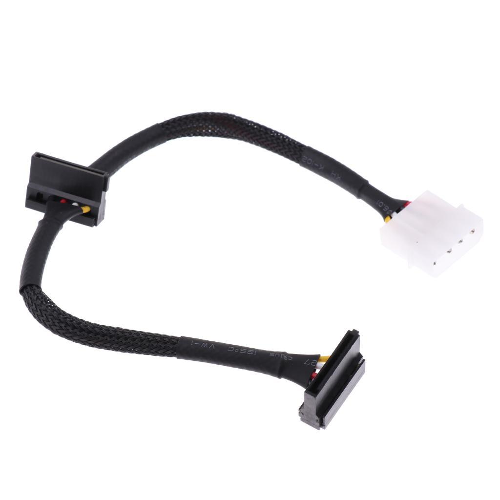 24-Inch 4-Pin  Male To 2 15-Pin  II Female