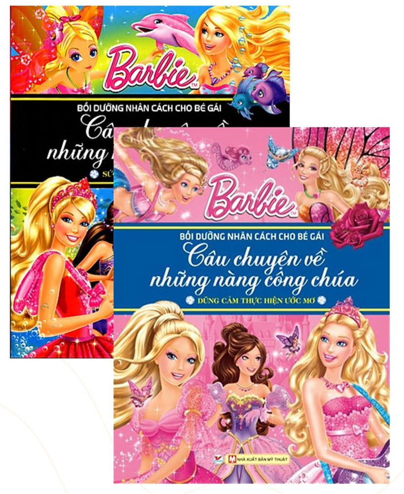 Bộ  Barbie Bồi Dưỡng Nhân Cách Cho Bé Gái (2 Cuốn) - Bản Quyền