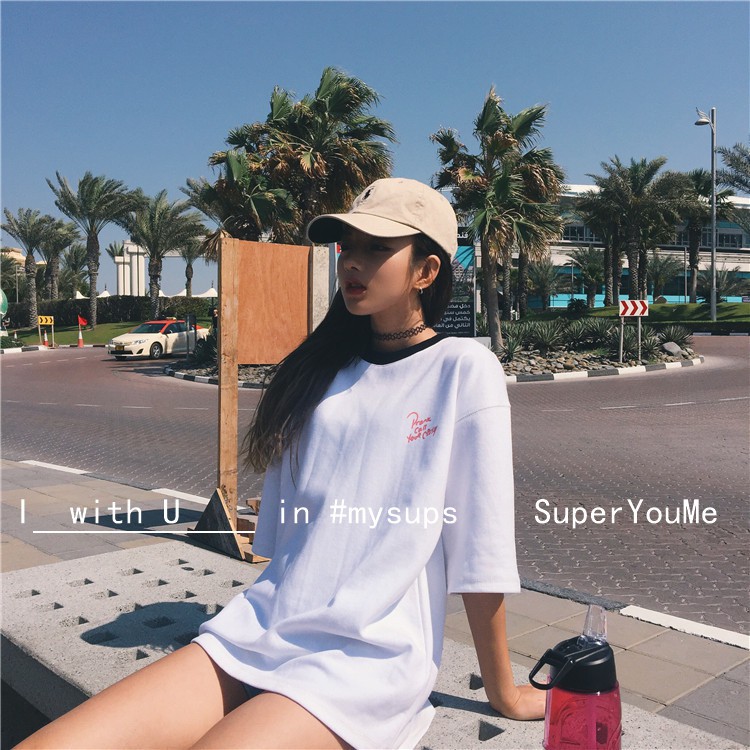 Áo thun form rộng phong cách hiphop so swag