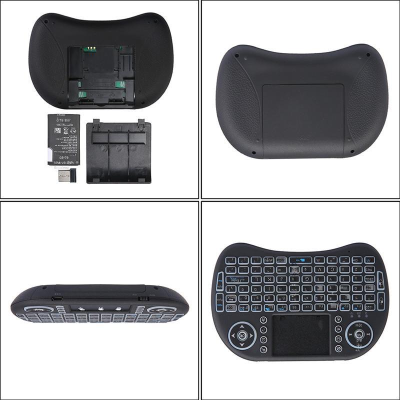 Ưu đãi đặc biệt bàn phím i8 không dây mini 2.4g chuột bay cảm ứng điều khiển từ xa TV mạng set-top box đèn nền máy tính marquee