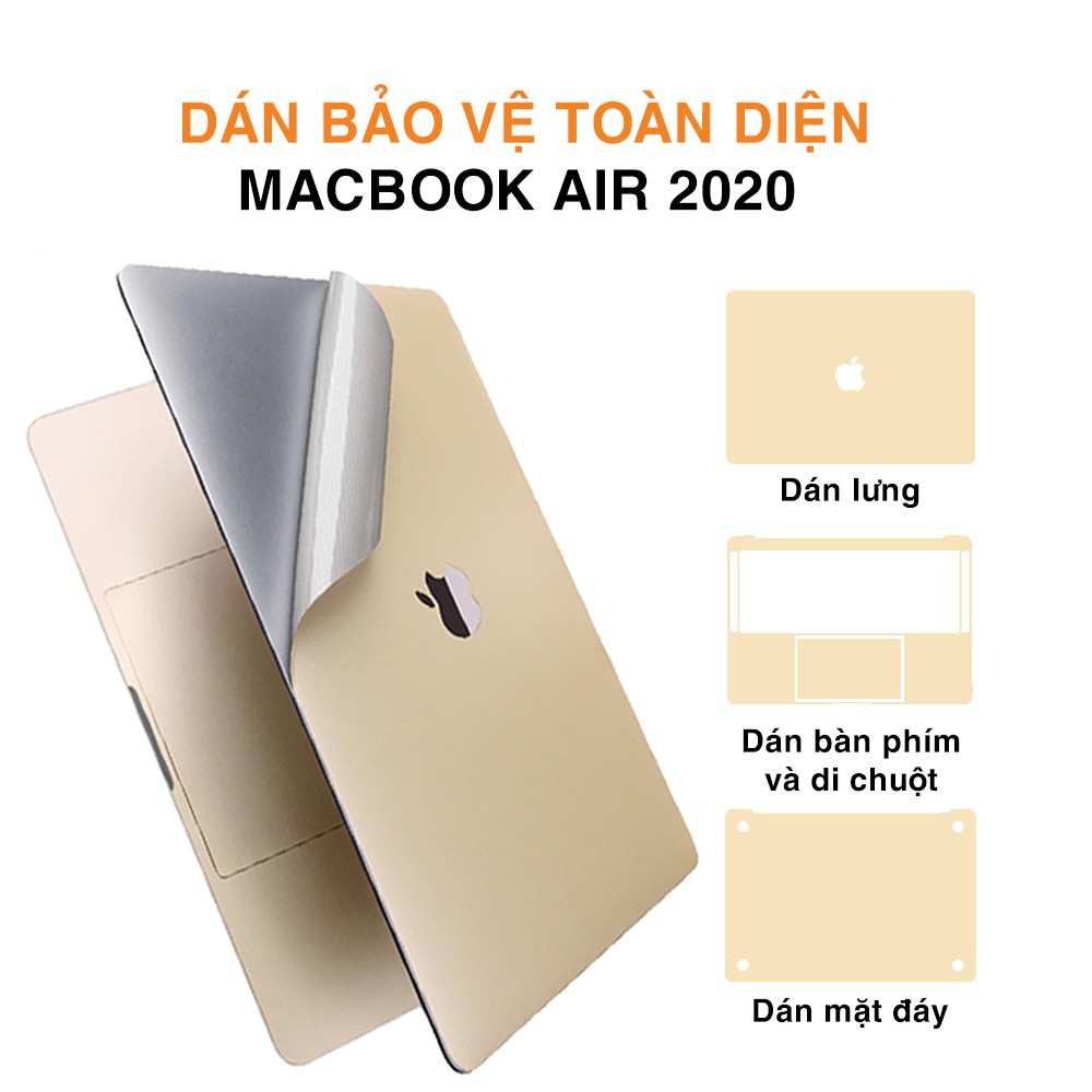 Dán 5in1 Macbook Air 2020/ Macbook Air M1 - 5 trong 1 chính hãng JRC - Bảo vệ toàn diện Macbook - Hàng Nhập Khẩu