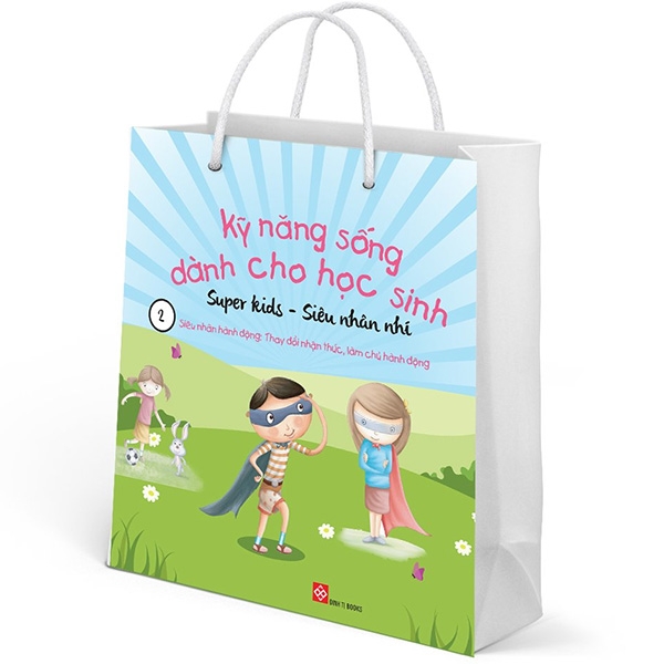 Bộ Túi Kỹ Năng Sống Dành Cho Học Sinh - Super Kids - Siêu Nhân Nhí - Siêu Nhân Hành Động: Thay Đổi Nhận Thức, Làm Chủ Hành Động (8 Cuốn)