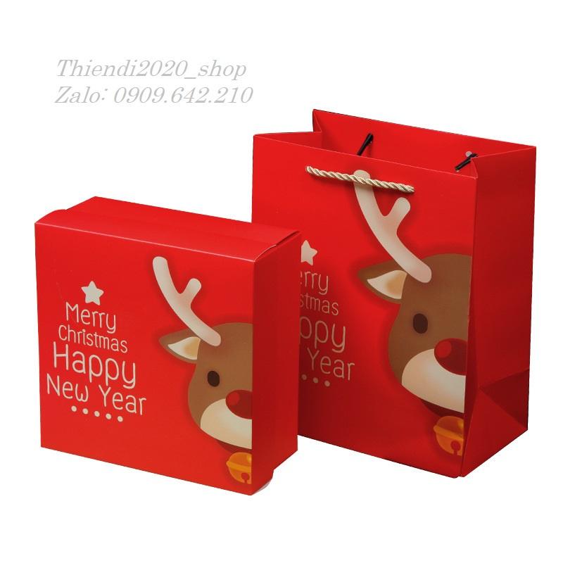 NOV24_Hộp đựng quà, bánh hình NOEL(kèm túi xách