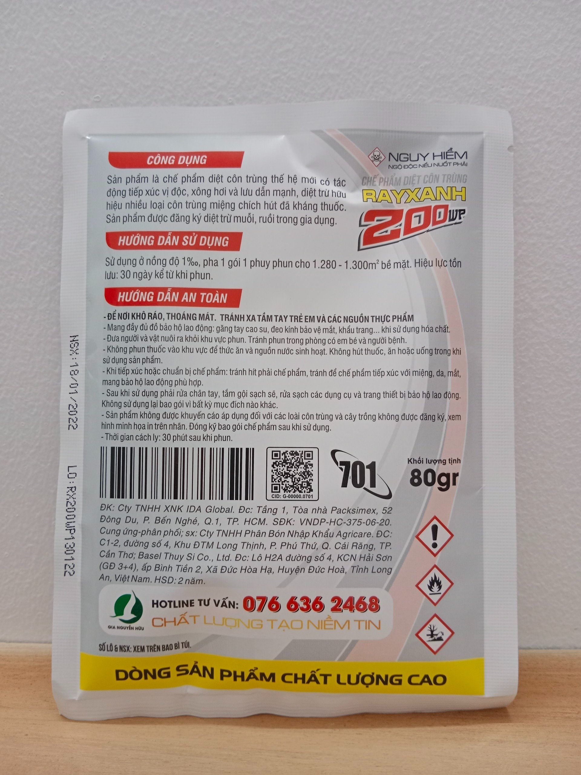 RẦY XANH 200WP 80G - GIÁ SỈ, LẺ SIÊU ƯU ĐÃI