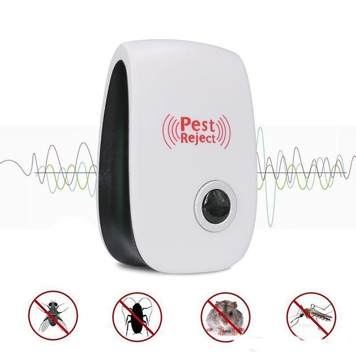 Combo 3 Máy Đuổi Muỗi, Côn Trùng Trong Nhà Dùng Sóng Điện An Toàn Pest Reject 2019 4.4