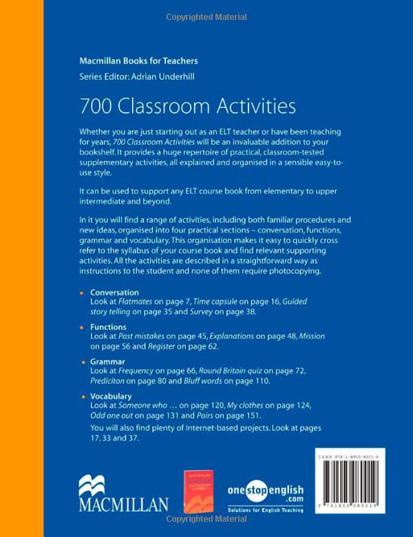 700 Classroom Activities