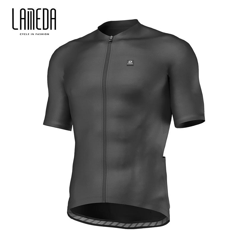 LAMEDA mùa hè tay ngắn đi xe đạp quần áo nam mùa xuân và mùa hè đi xe đạp áo khoác xe đạp leo núi quần áo Color: Black Size: XXXL