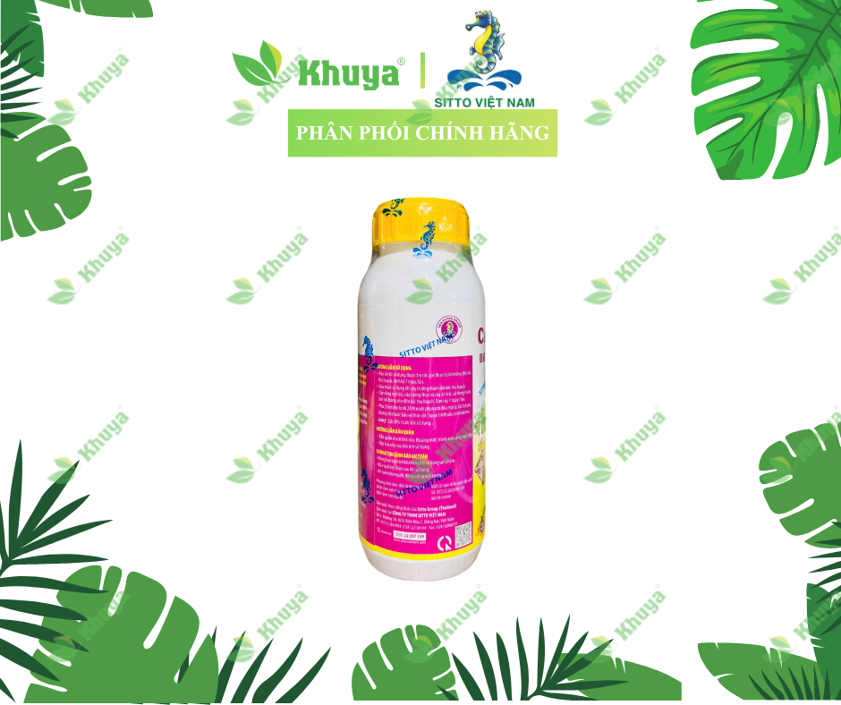Phân bón lá sinh học Sitto Calcium Boron 500ml Đậu trái - Giảm rụng trái