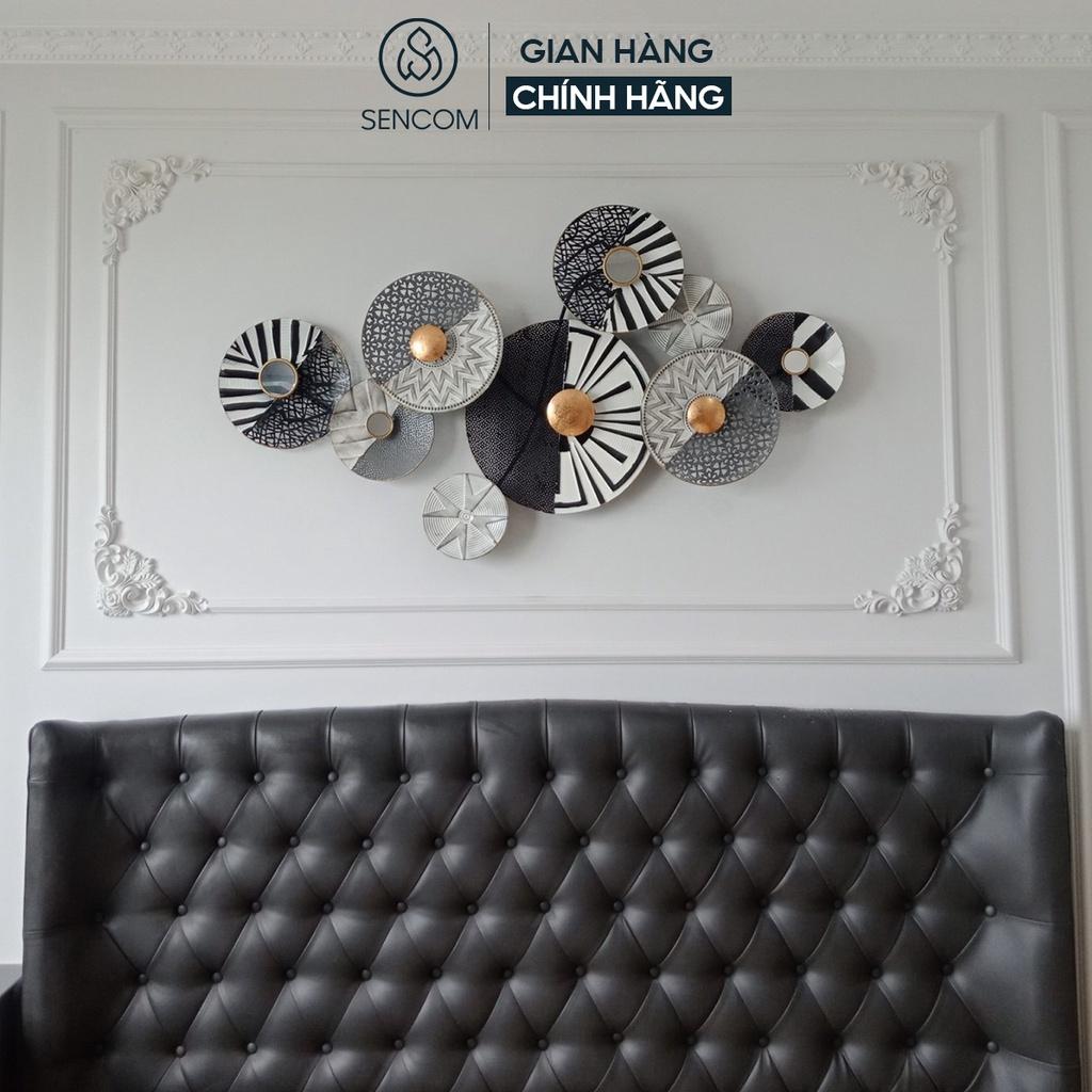 Tranh sắt treo tường nghệ thuật SENCOM đồ vật decor trang trí nhà cửa mã 2224