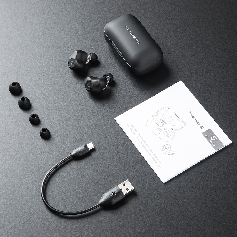 Tai Nghe True Wireless Earbuds SOUNDPEATS Truengine SE Dual Dynamic Drivers - Hàng Chính Hãng