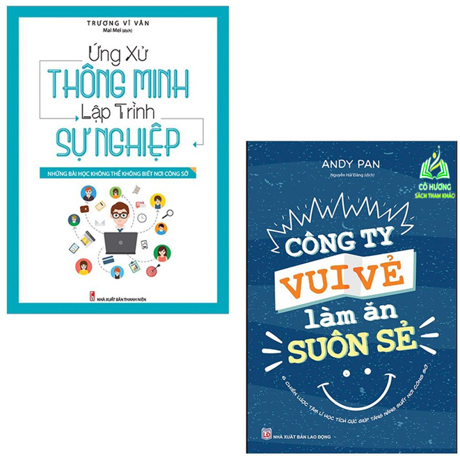 Sách - Ứng Xử Thông Minh Lập Trình Sự Nghiệp + Công Ty Vui Vẻ Làm Ăn Suôn Sẻ
