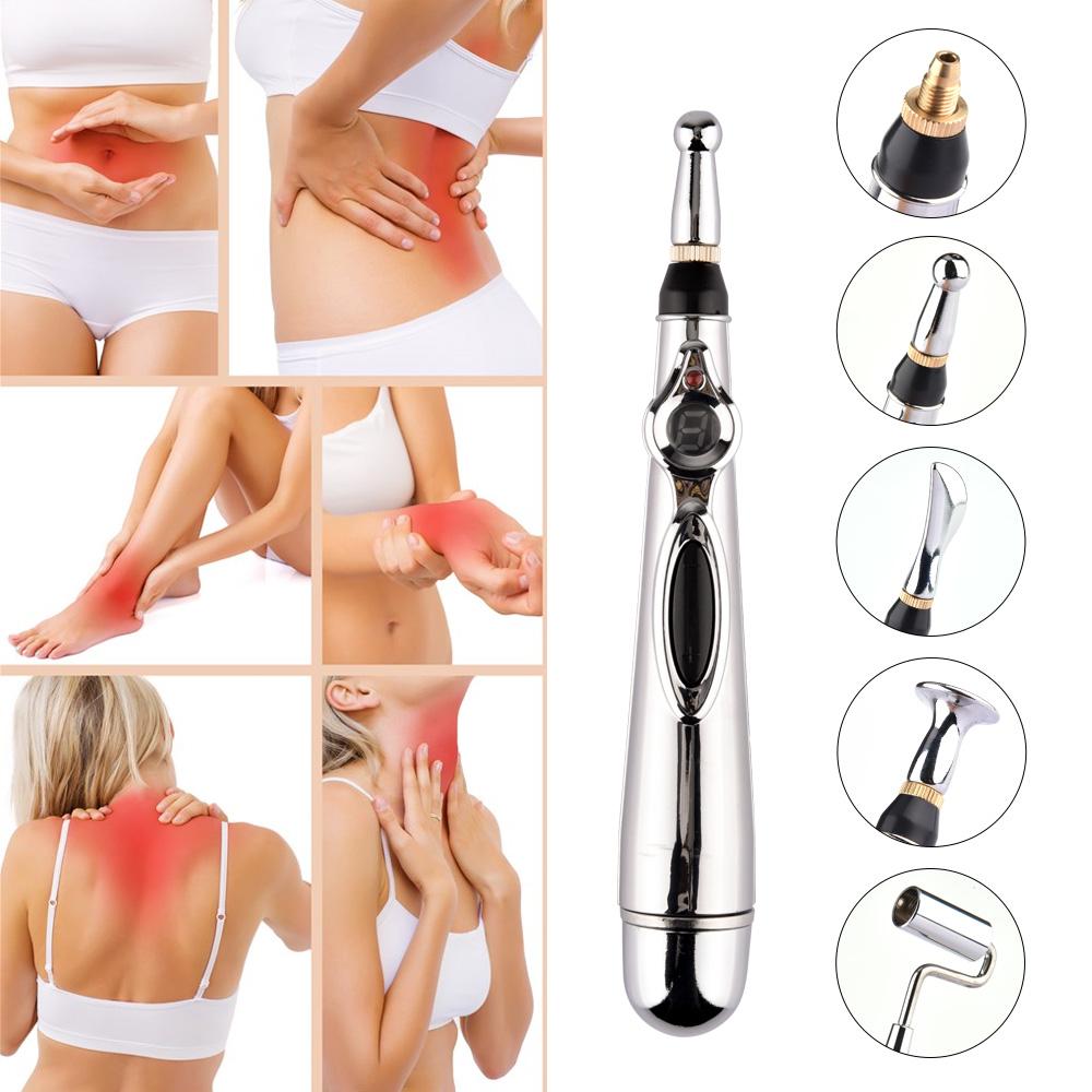Bút châm cứu điện tử cầm tay kích thích dây thần kinh điện qua da giúp giảm đau