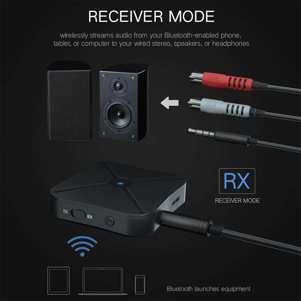 Bluetooth Transmitter & Receiver HIFI Wireless Audio Adapter for Home stereo