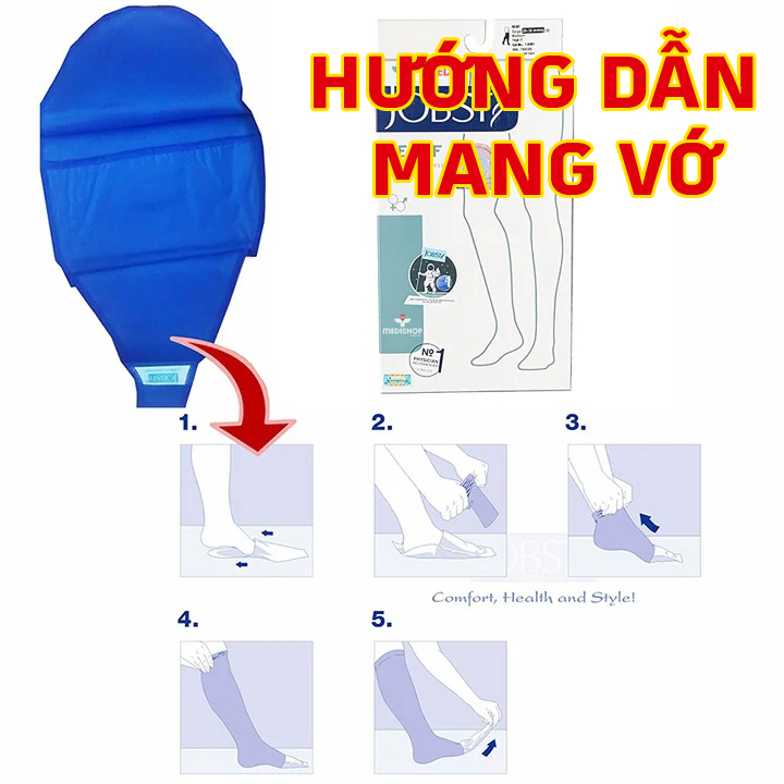 Vớ Y Khoa JOBST Ultrasheer (Cực Siêu Mỏng) (Da, Kín Ngón) | Tất Suy Giãn Tĩnh Mạch 100% USA Mỹ -VT0892