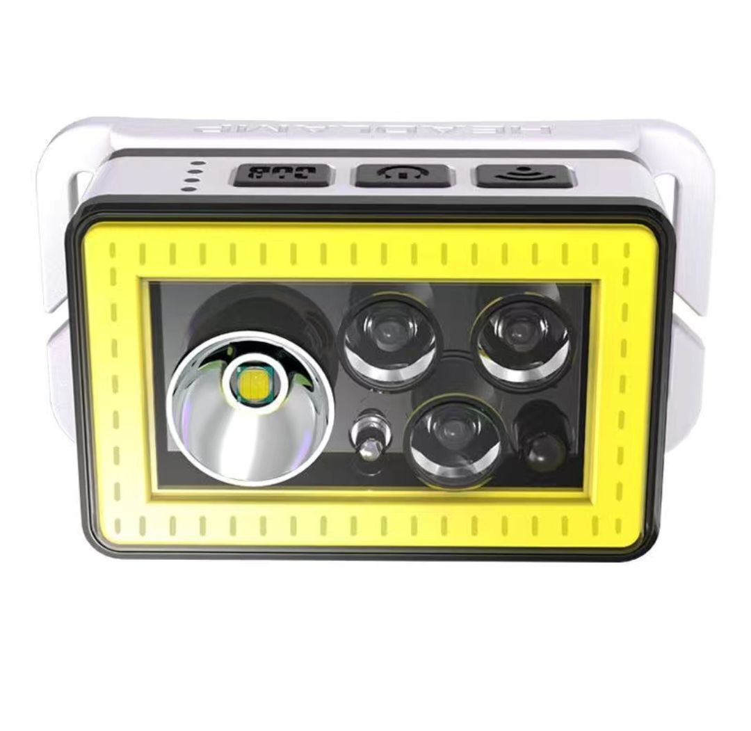 Đèn pin đội đầu siêu sáng cổng sạc USb với chế độ cảm biến chuyển động chỉ cần vẫy tay để bật đèn Mai Lee