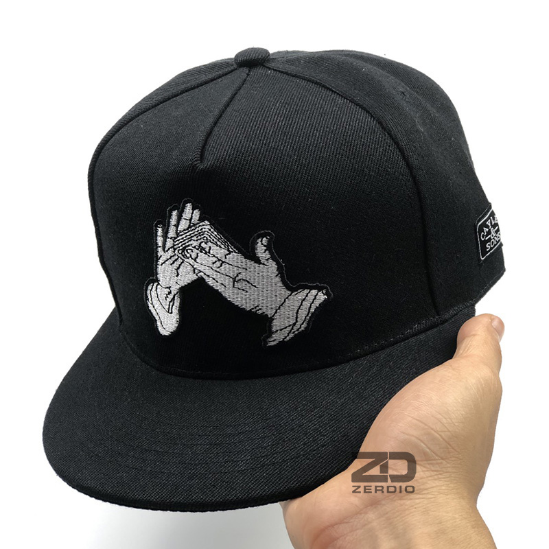 Nón snapback nam cao cấp, mũ hiphop đẹp thêu họa tiết cá tính vải kaki cao cấp