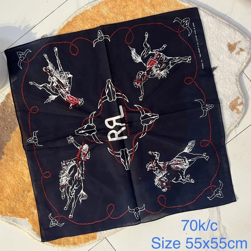 Khăn bandana cotton size 55x55cm nhiều mẫu lạ - L