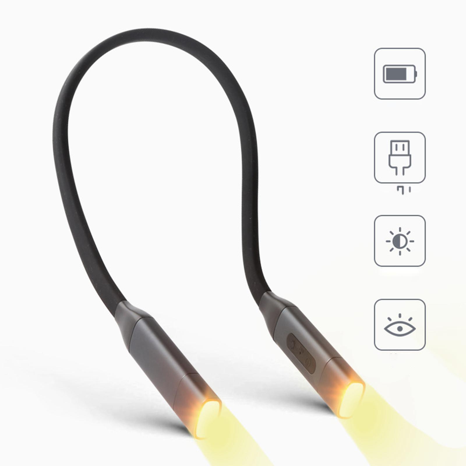 LED Neck Reading Light bed Lamp Adjustable Hands Free Flexible Portable