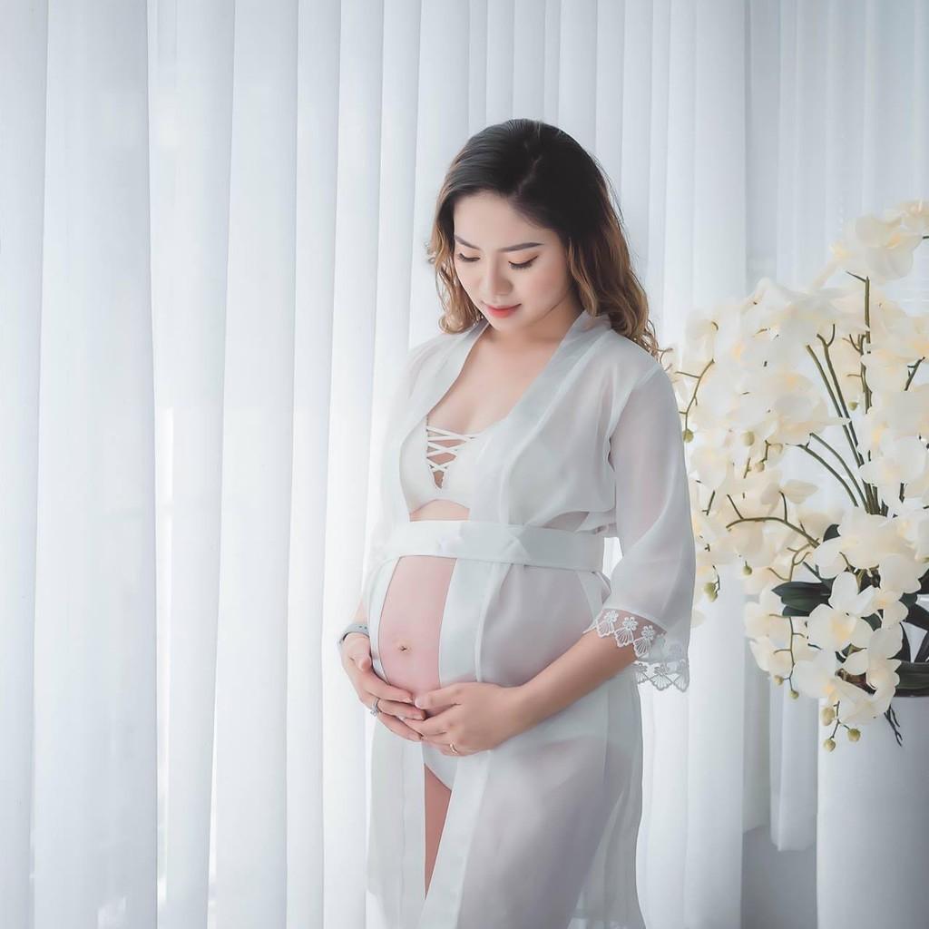 Set Áo Choàng ngủ sexy kèm bra và quần chip ren lọt khe quyến rũ với 4 màu siêu xinh