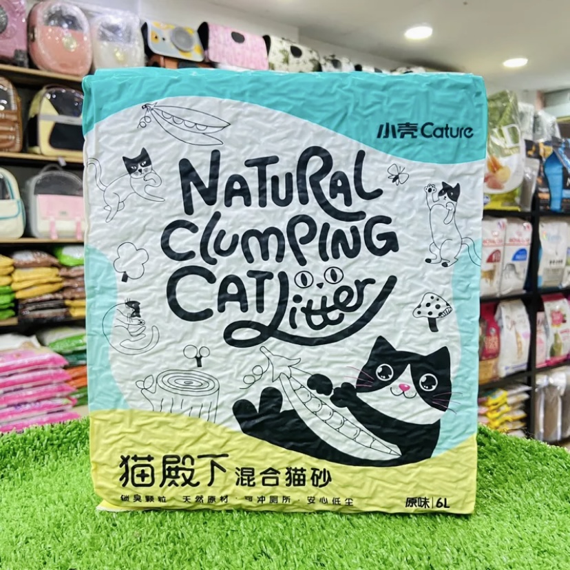 Cát Vệ Sinh Đậu Nành cho Mèo CATURE nội địa Trung túi 6L