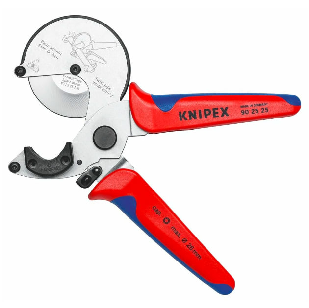 KIỀM KNIPEX 90 25 25 CẮT ỐNG NHỰA PIPE CUTTER ĐẾN Ø 26 MM | 90 25 25