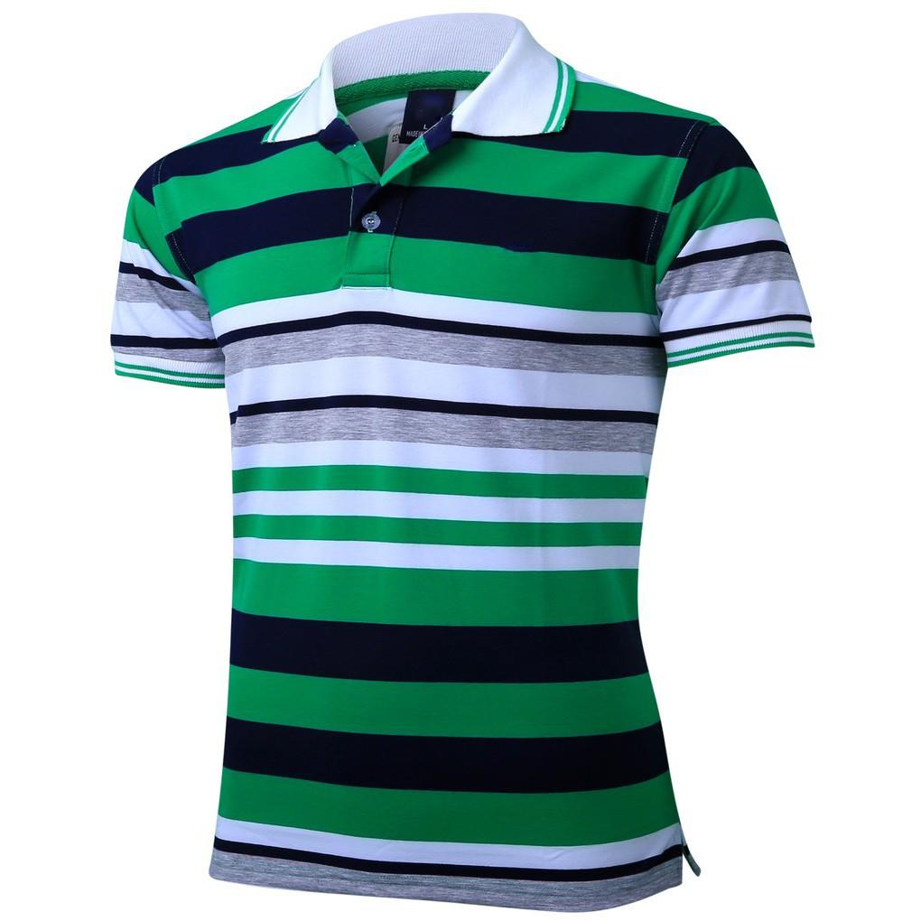 ÁO THUN NAM SỌC CHẤT COTTON 4 CHIỀU CAO CẤP-FORM CHUẨN ĐẸP VẢI MỊN MÁT SOCTM03