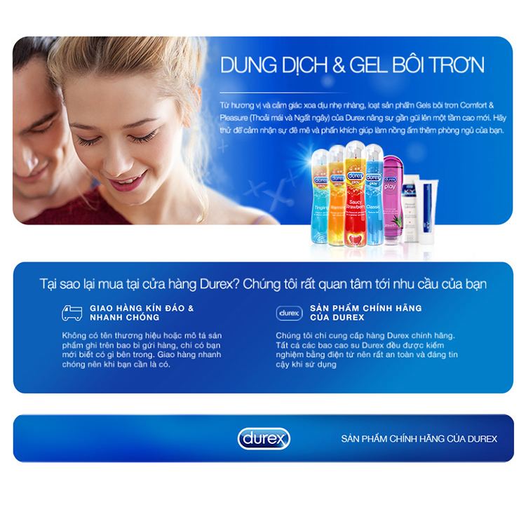 Gel bôi trơn massage - Durex Lô Hội - Chai 200ml