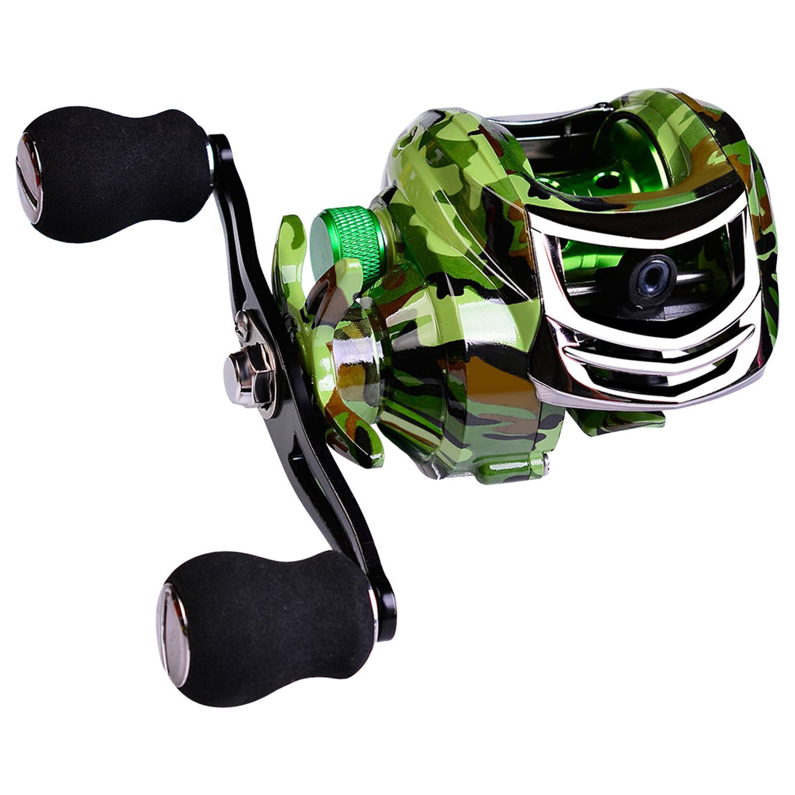 Baitcasting Reels 7:2:1 Fishing Reel 18+ Bearings for Salmon Catfish Right