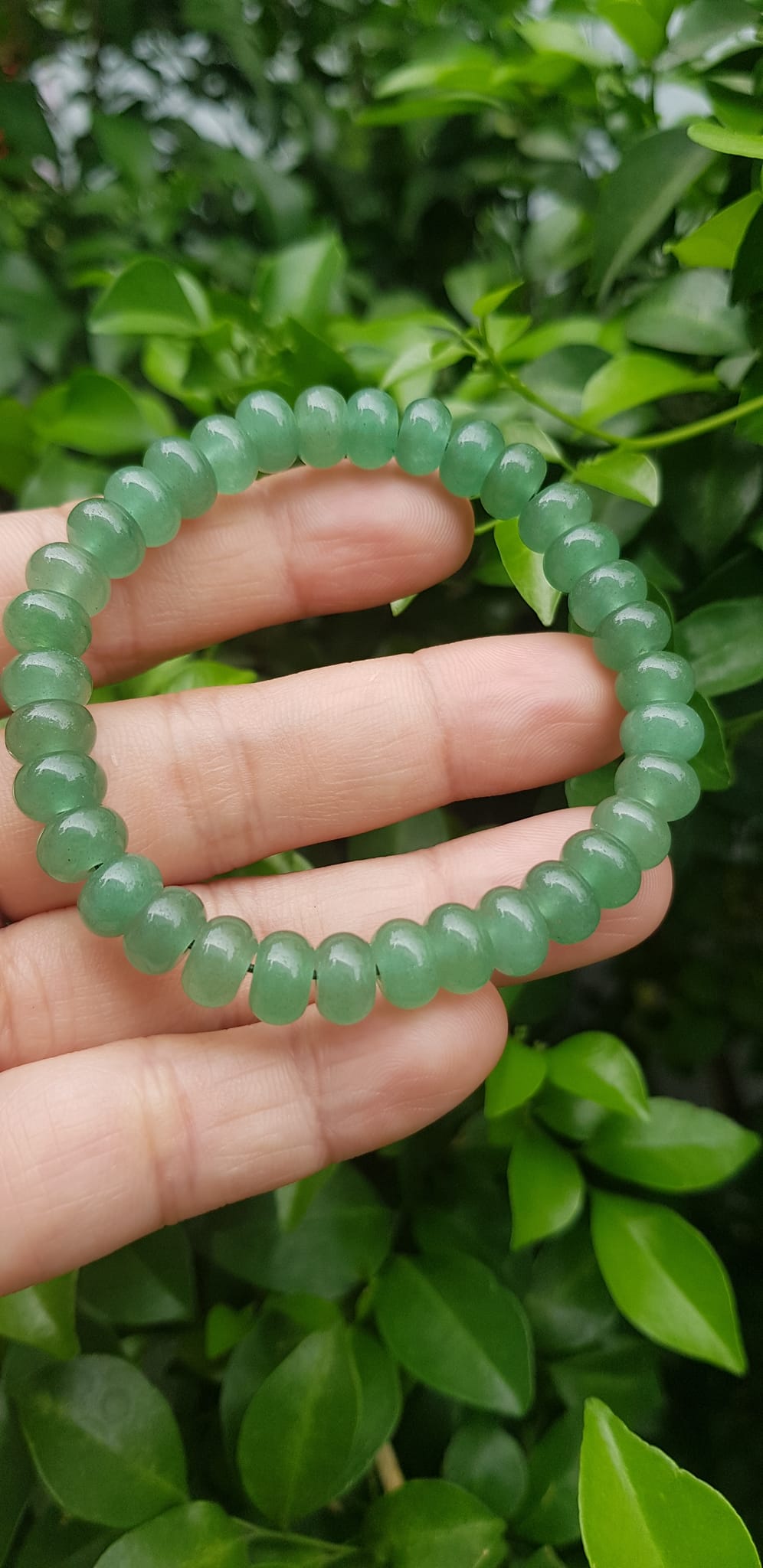Vòng tay nữ đá thạch anh xanh đồng tiền bánh xe may mắn đẹp Vòng size hạt 8mm Hợp nữ mệnh mộc mệnh hoả mệnh thuỷ đeo xinh đẹp may mắn tài lộc