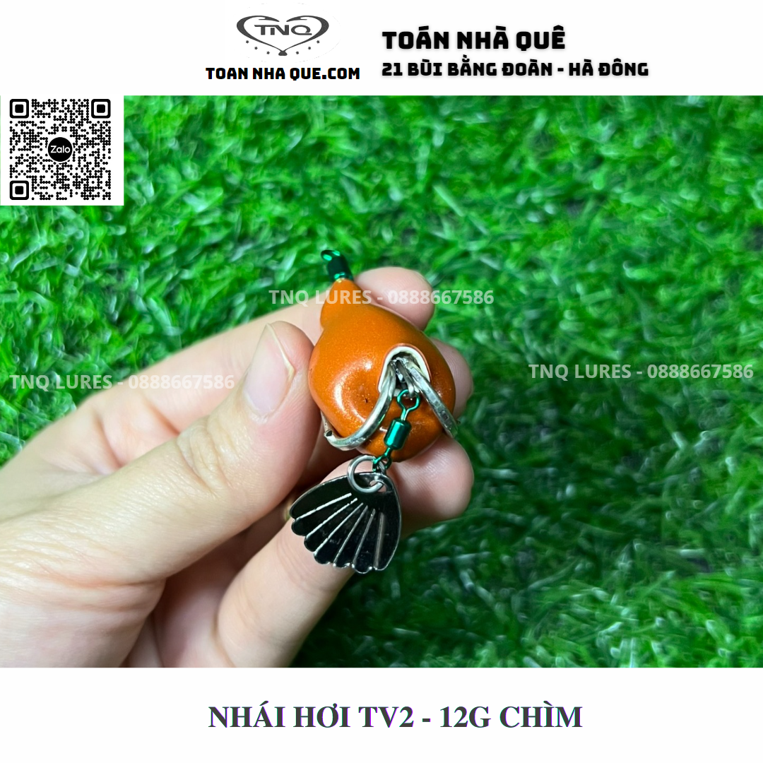 Mồi lure nhái hơi TNQ TV1 và TV2 - TOÁN NHÀ QUÊ / TNQ LURES