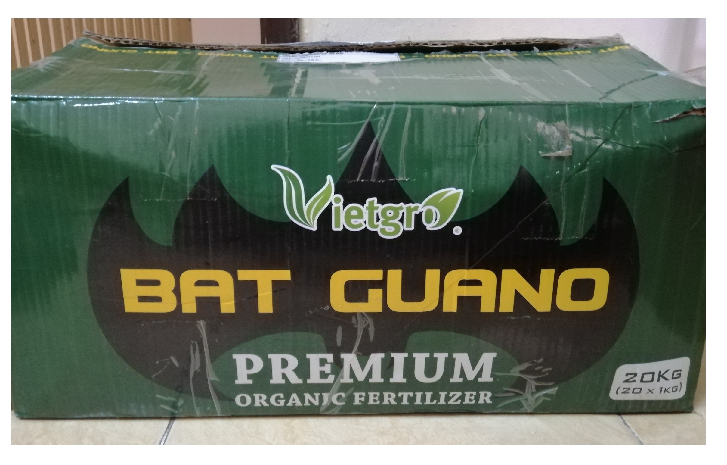 3 GÓI PHÂN DƠI HỮU CƠ BAT GUANO VIETGRO (GÓI 1KG) - TĂNG KHẢ NĂNG HẤP THỤ DINH DƯỠNG, TẮNG NĂNG SUẤT CÂY TRỒNG