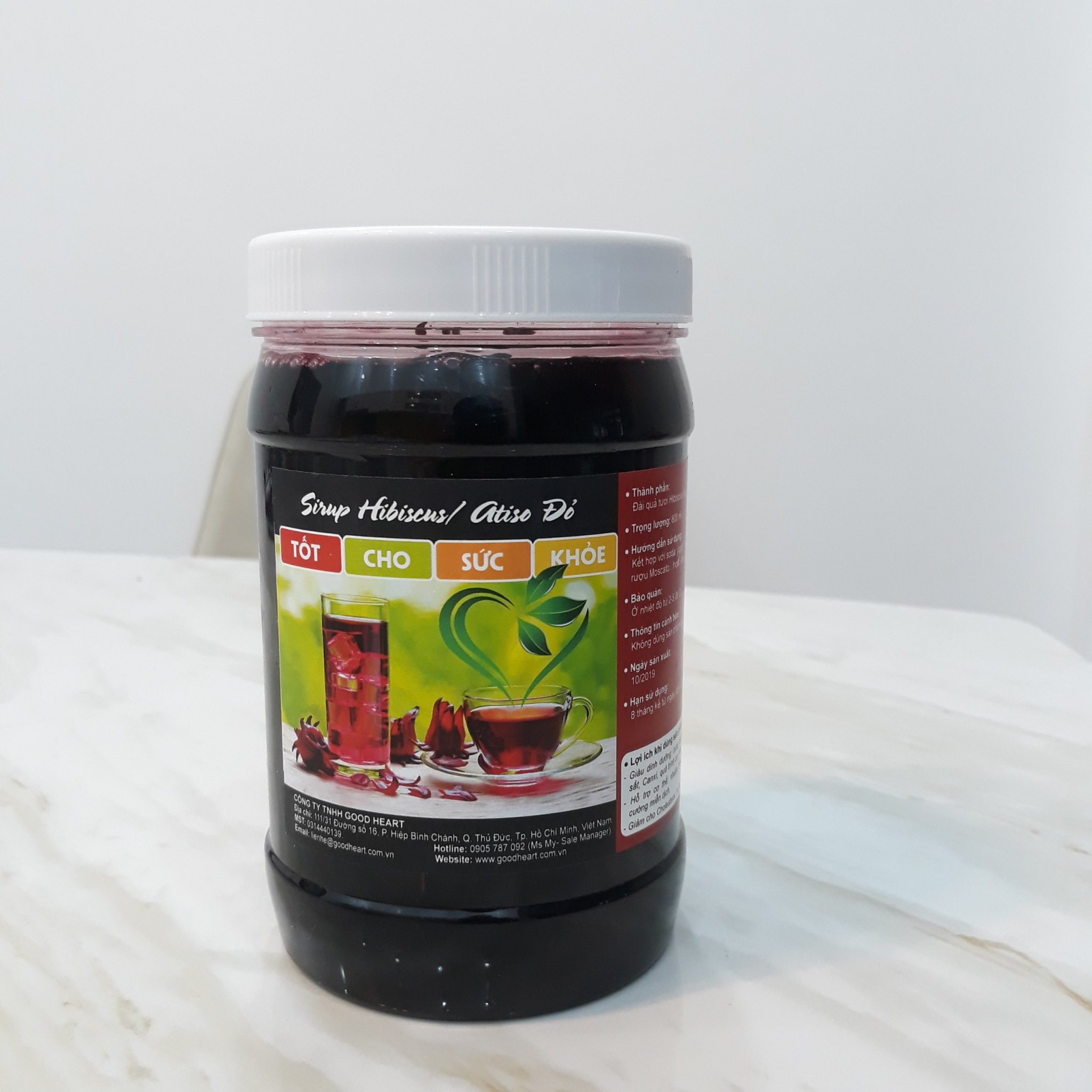 Syrup kèm mứt Hibiscus