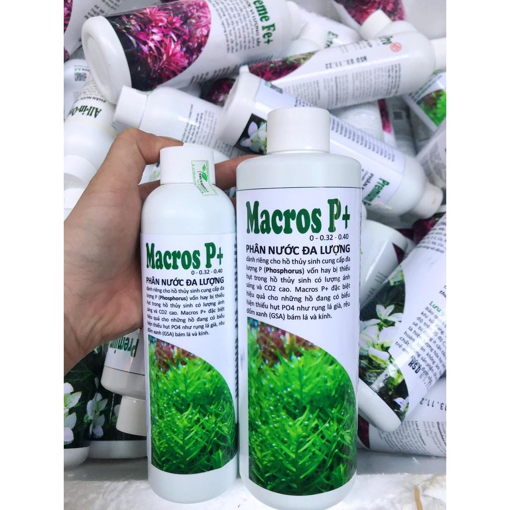 Phân nước hồ cá thuỷ sinh Macros P+ - Phân nước cung cấp Phosphorus cho bể thuỷ sinh - shopleo