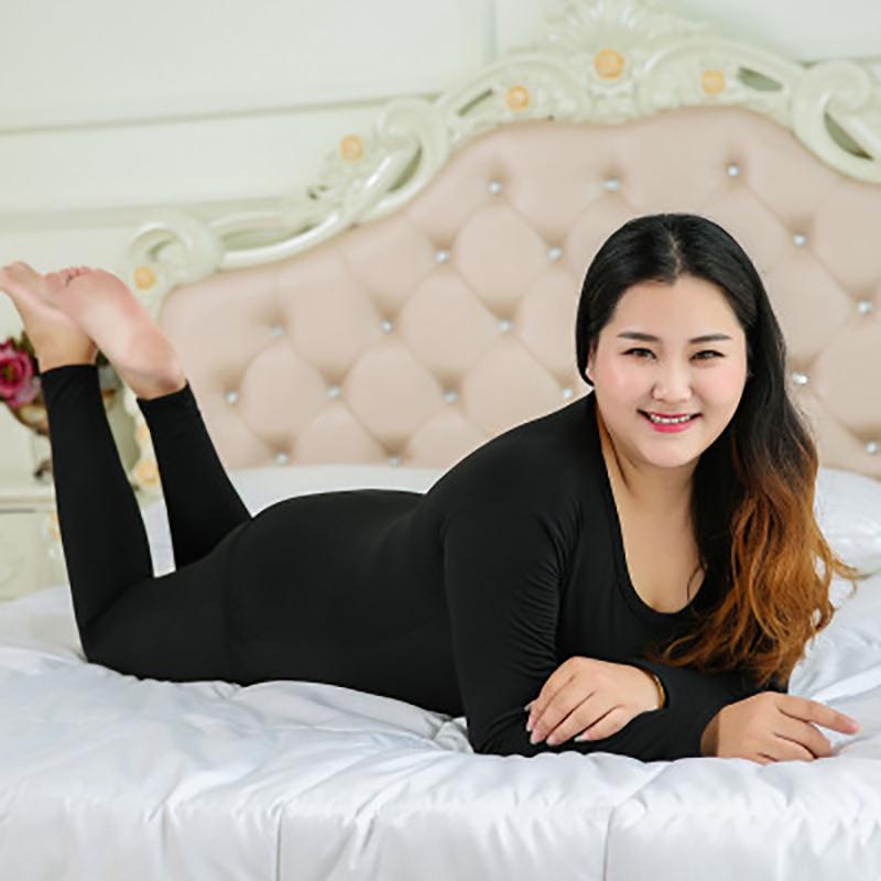 2019 Nhiệt nữ Bộ Đồ Lót Nỉ Dài Johns Cho Nữ Áo Lót Ren Mỏng Ấm Quần Lót Ropa Mujer "Invierno Plus kích thước
