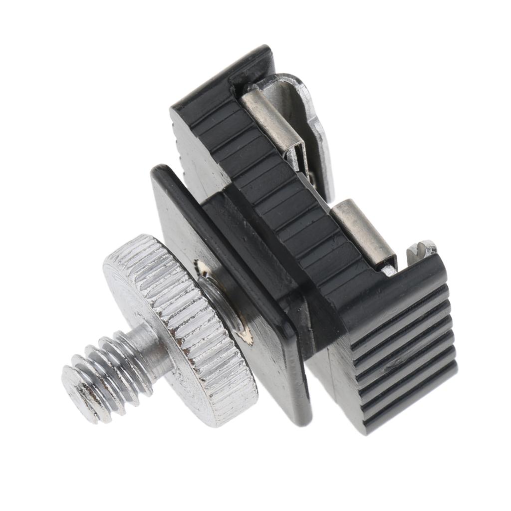 2 Pcs 1/4 Inch Screw Flash Hot Shoe Mount Adapters For DSLR Camera