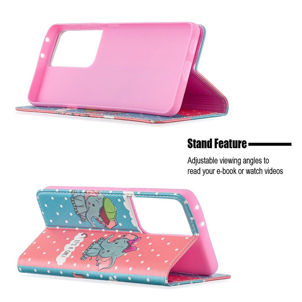 Bao Da Thiết Kế Thời Trang Tiện Lợi Cho Samsung Galaxy S21 Plus S21+ S21 Ultra A12