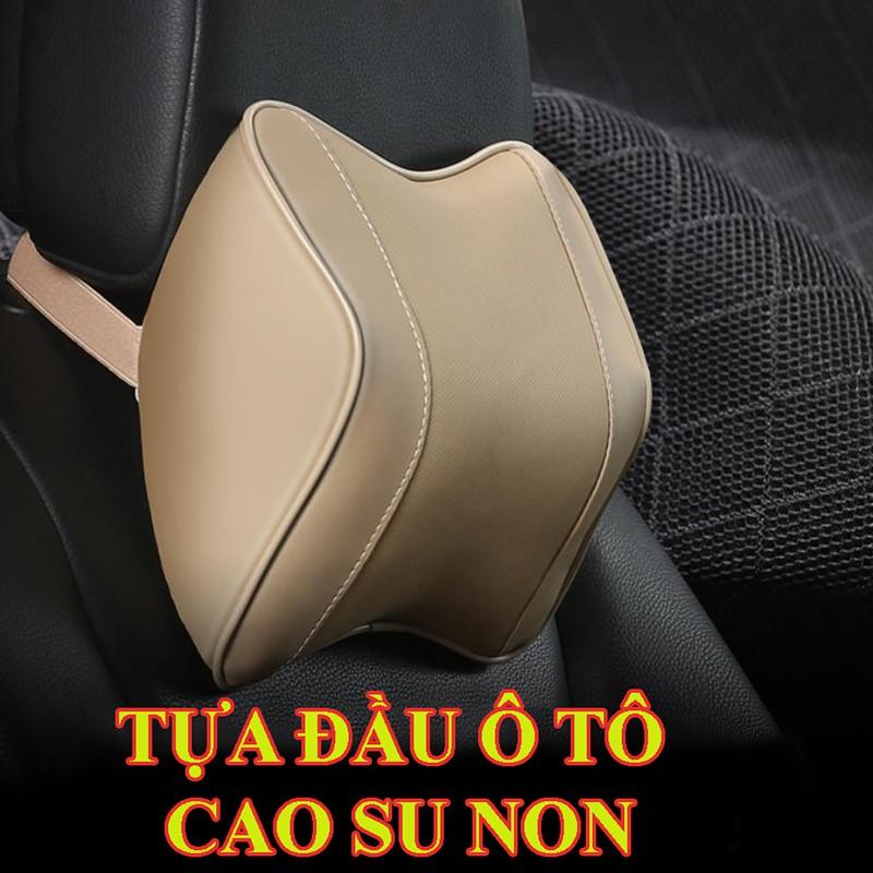 GỐI TỰA ĐẦU Ô TÔ VÀ TỰA LƯNG Ô TÔ CHẤT LIỆU CAO SU NON CAO CẤP T03