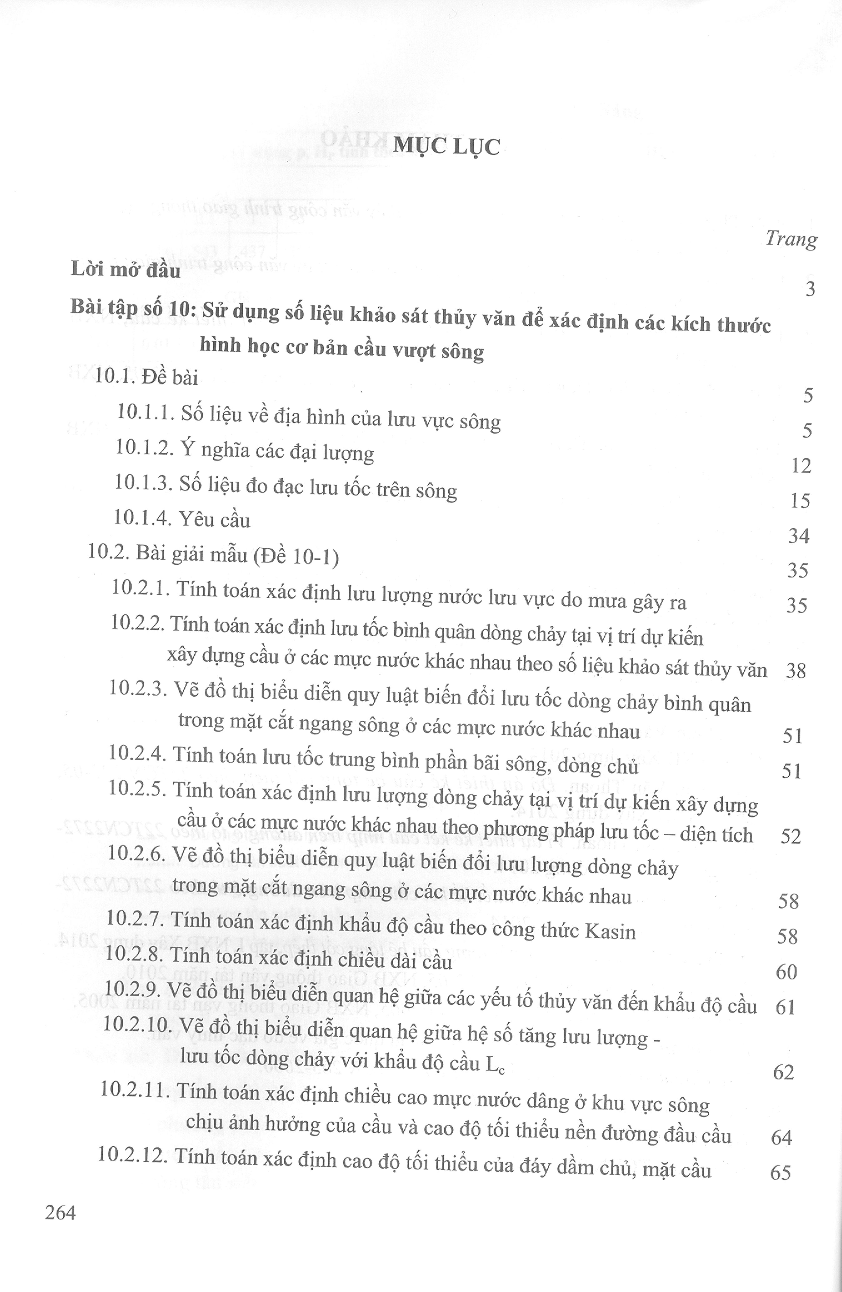 Bài Tập Và Hệ Thống Bảng Tra Thủy Văn Công Trình Giao Thông (Tập 4): Phương Pháp Tính Toán Thủy Văn