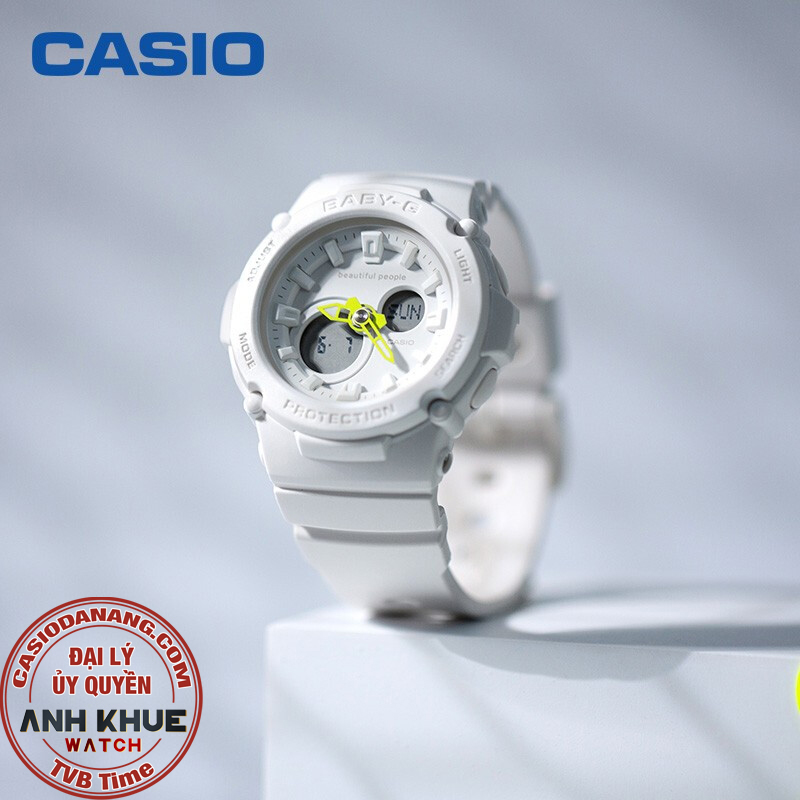 Đồng hồ nữ dây nhựa Casio Baby-G chính hãng BGA-270BP-7ADR (42mm)