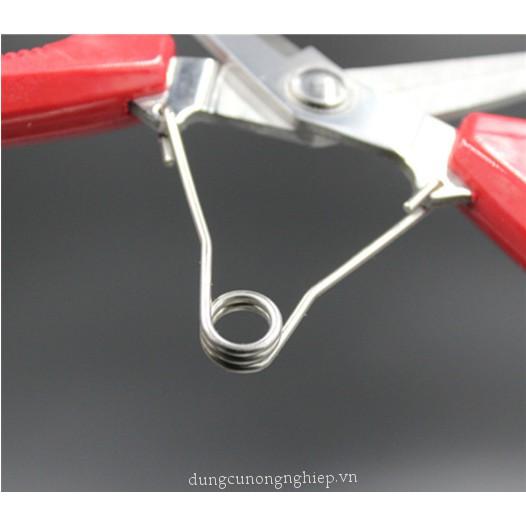 Kéo tỉa cành trái, tỉa chi dăm 19,5cm màu đỏ DCLV156