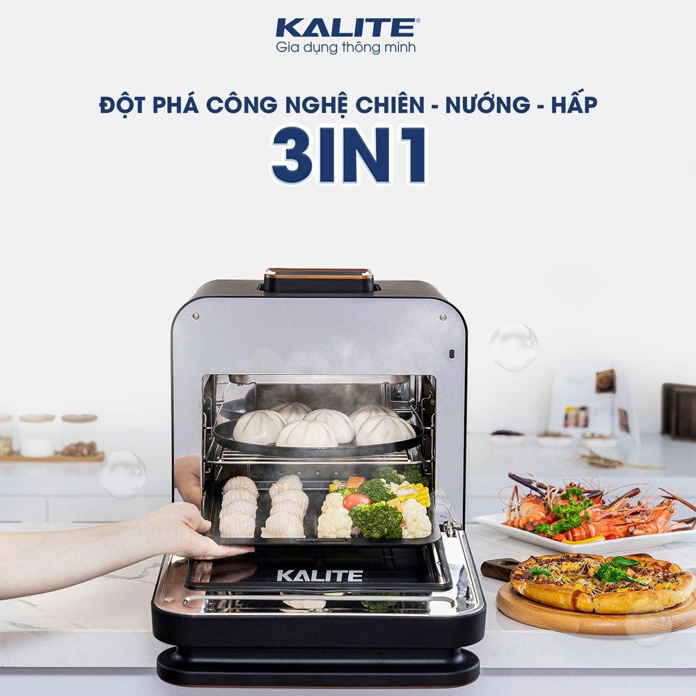 Nồi Chiên Hơi Nước Kalite STEAM PRO, Công Suất 2620W - Dung Tích 15Lit, Hàng Chính Hãng