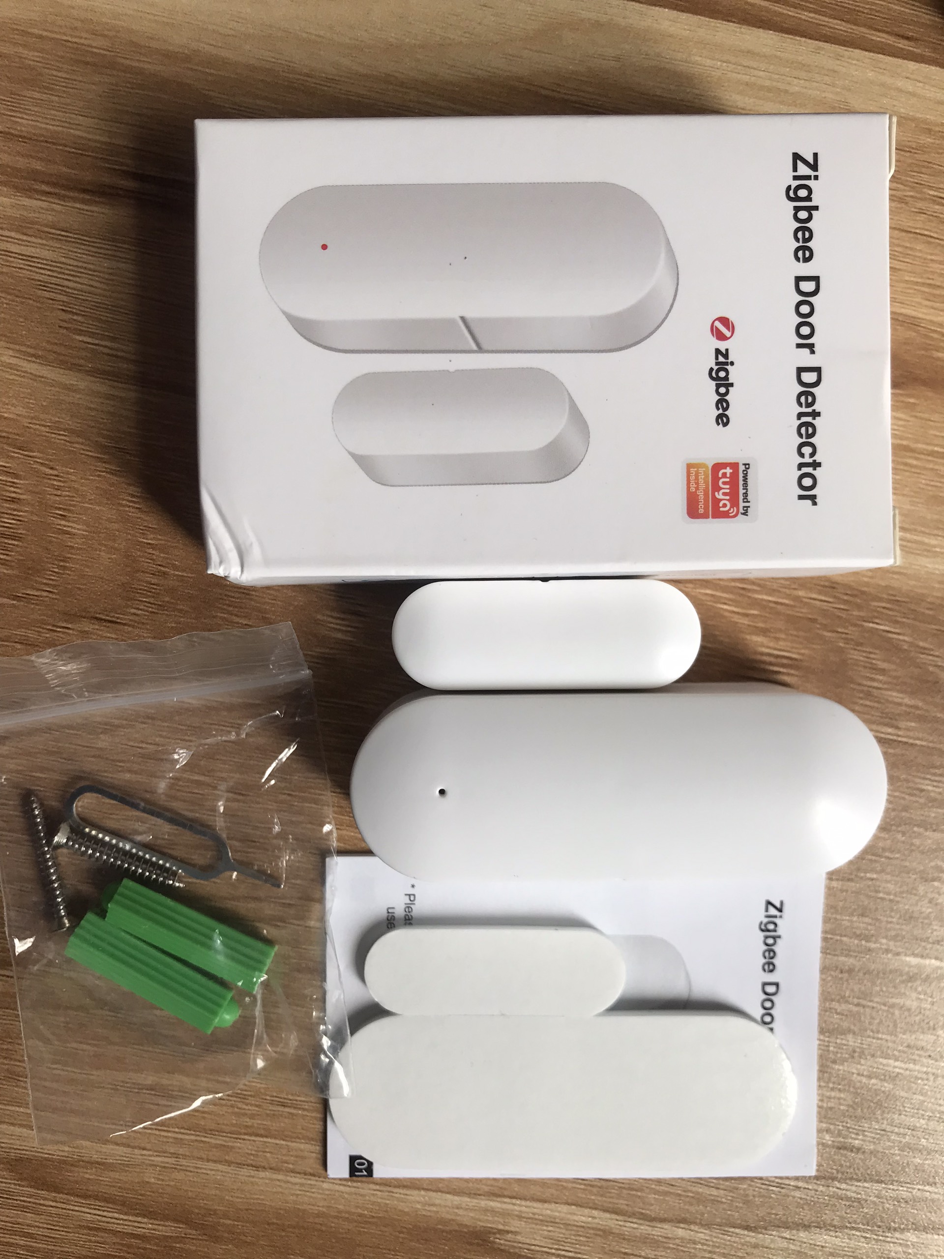 Cảm biến cửa sóng zigbee, điều khiển qua app tuya/smartlife