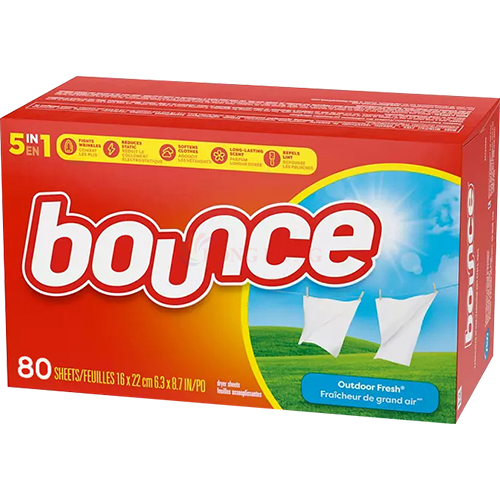 Giấy thơm quần áo Bounce Sheets (80 tờ) - Hàng chính hãng