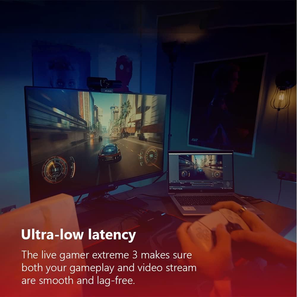 ROGTZ - Thiết Bị Ghi Hình Live Gamer Extreme 3 AVerMedia GC551G2 - Ghi Hình 4K, Hỗ Trợ VRR, Độ Trễ Cực Thấp, Không Giật Lag, Tương thích đa thiết bị PS Xbox One X/S Switch PC Mac Phần Mềm RECentral Mạnh Mẽ Chỉnh Sửa Video Youtube Twitch - Hàng Chính Hãng